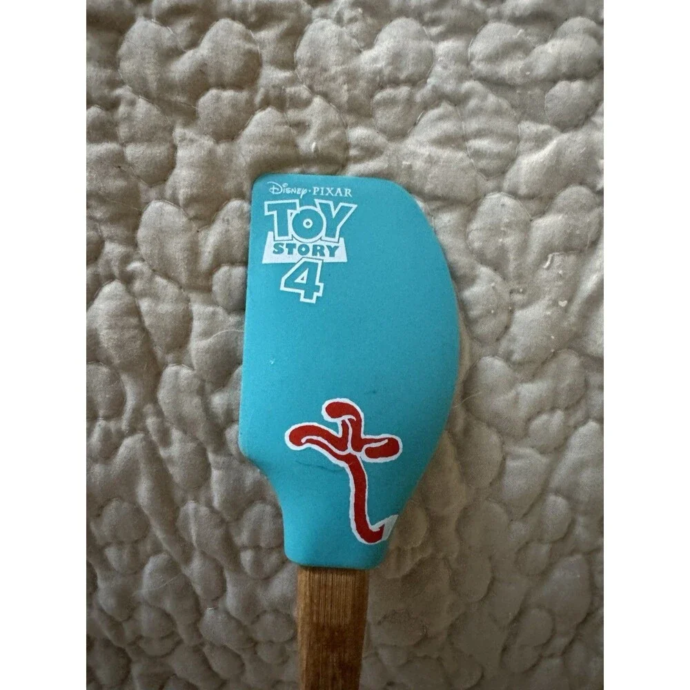 Disney Pixar Toy Story 4 Forky Silicone Spatula Bamboo Handle Kitchen Utensil